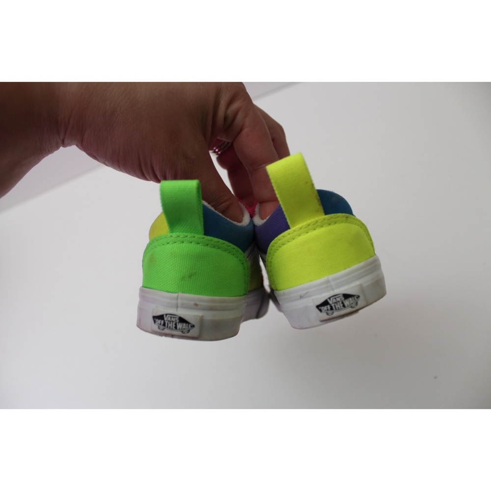 • VANS COLOR BLOCK TODDLER SNEAKERS 7 • - Picture 2 of 2
